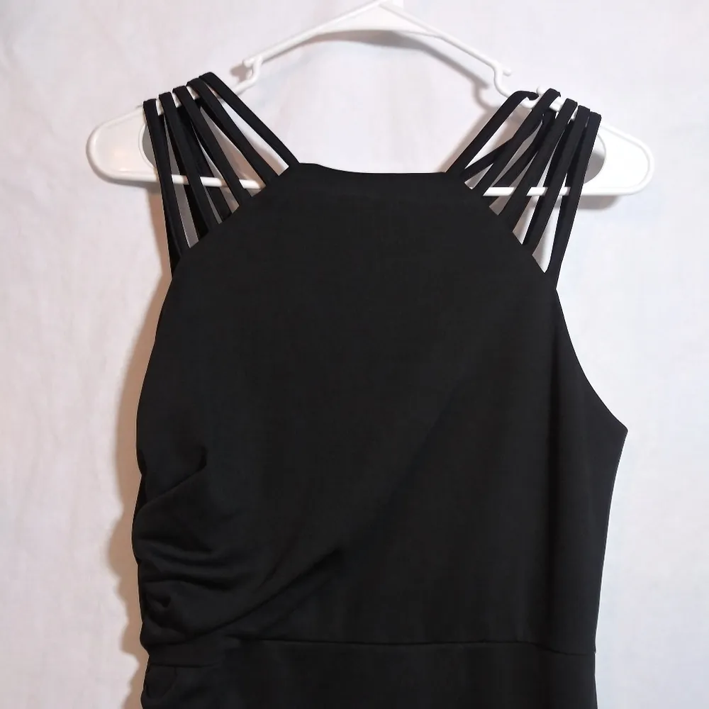 GRACE KARIN Black Sleeveless Strappy Cocktail Bodycon Dresses Formal Size M - Image 3