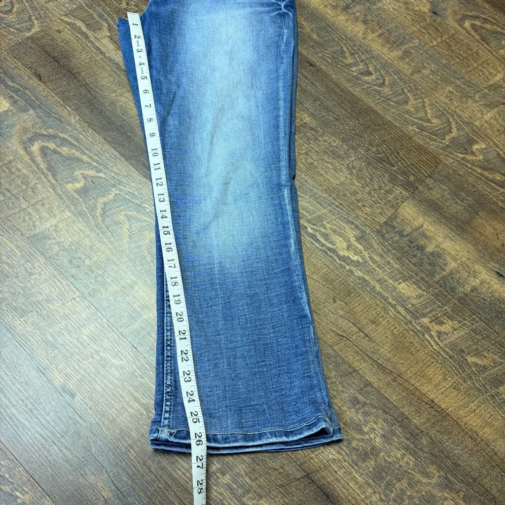 BKE Gabby Curvy Fit High Rise Bootcut Jeans Women's 30 x 26.5 Stretch Blue Denim - Image 8