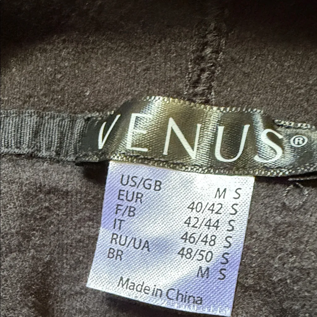 VENUS Black and White Striped Hoodie - Image 8