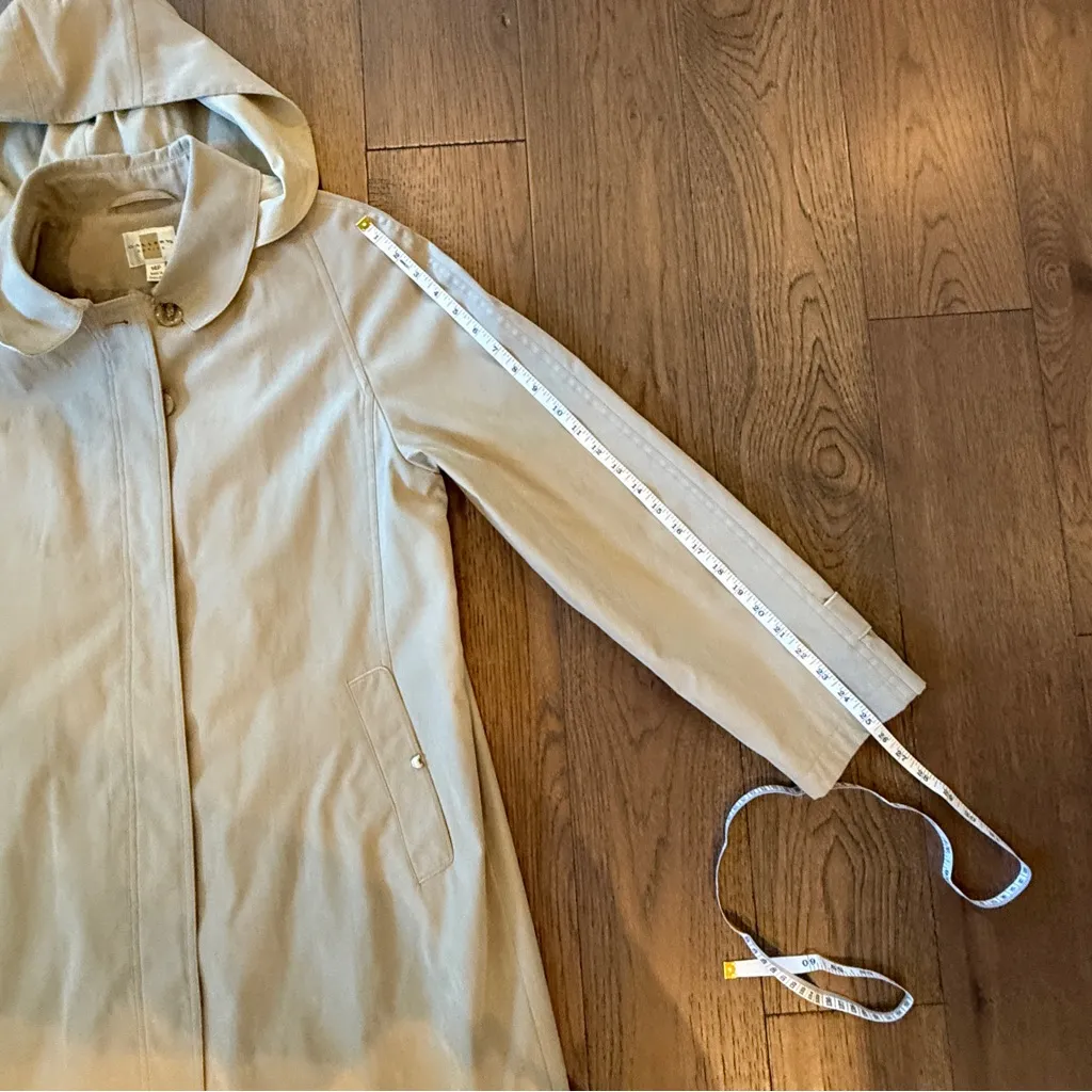 Vintage Trench coat jacket 90’s size 14 petite - Image 10