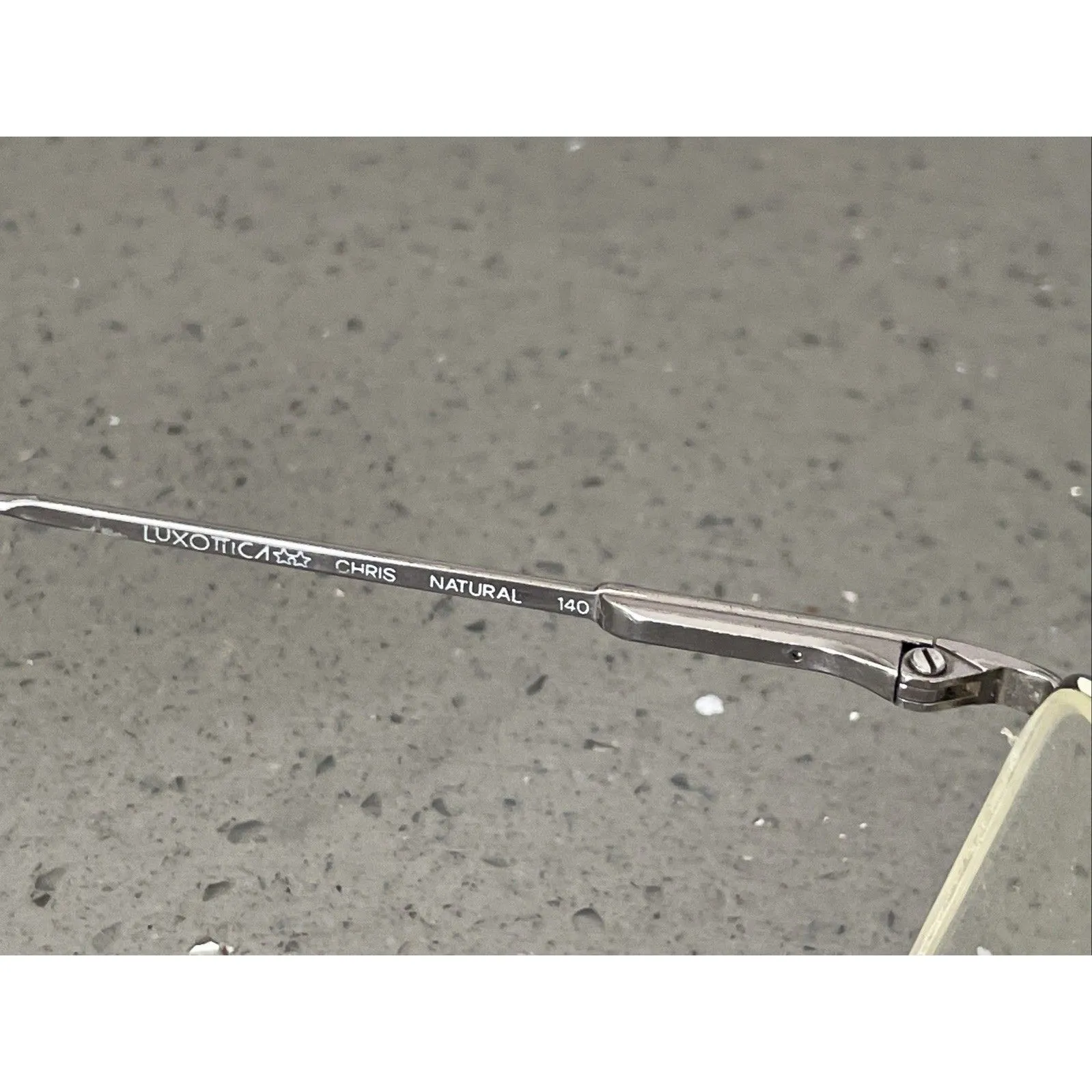 Luxottica Chris Natural Aviator Gunmetal Eyeglasses Frames ONLY 57 - Image 6