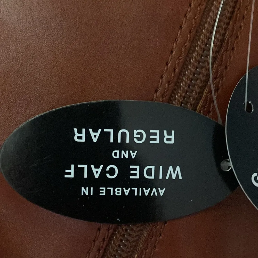 INC Women’s Fawne Genuine Leather Knee High Riding Boots NWT Women’s 7.5M Brown - Image 7