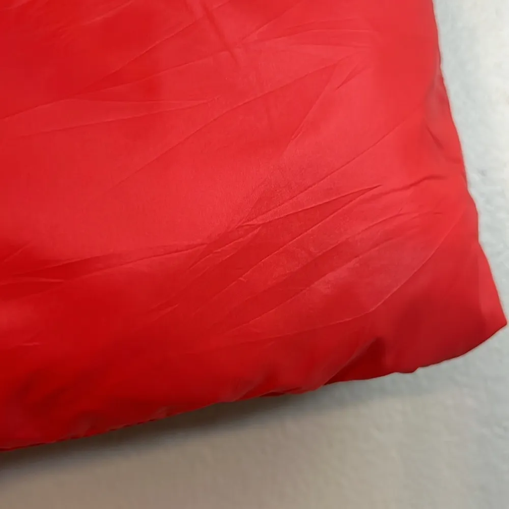 Cropped Red Puffer Vest - Image 2