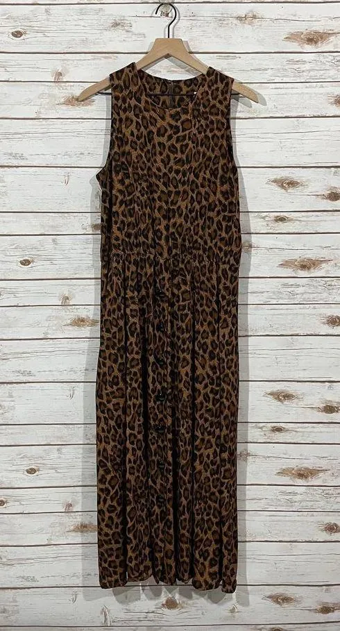 Vintage Lew Magram Collection New York Leopard Print Dress - Image 13