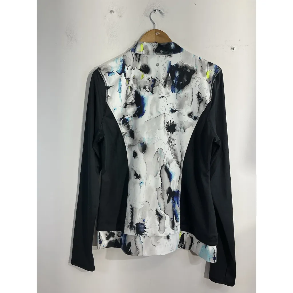 Womans Layer 8 Large Multicolor Zip Up Active Jacket - Image 2