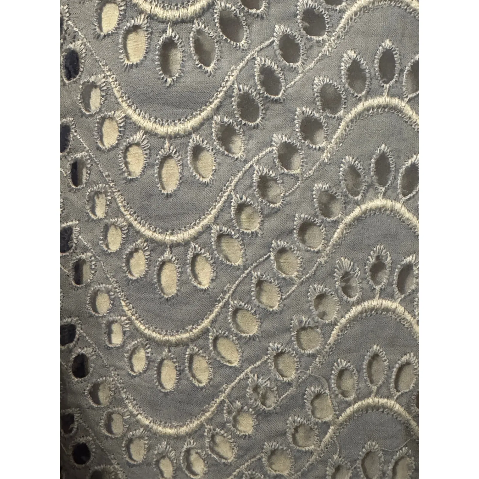 Brooks Brothers Lace Schiffli Dress Powder Blue Sleeveless High Neck Bow Back 6P - Image 7