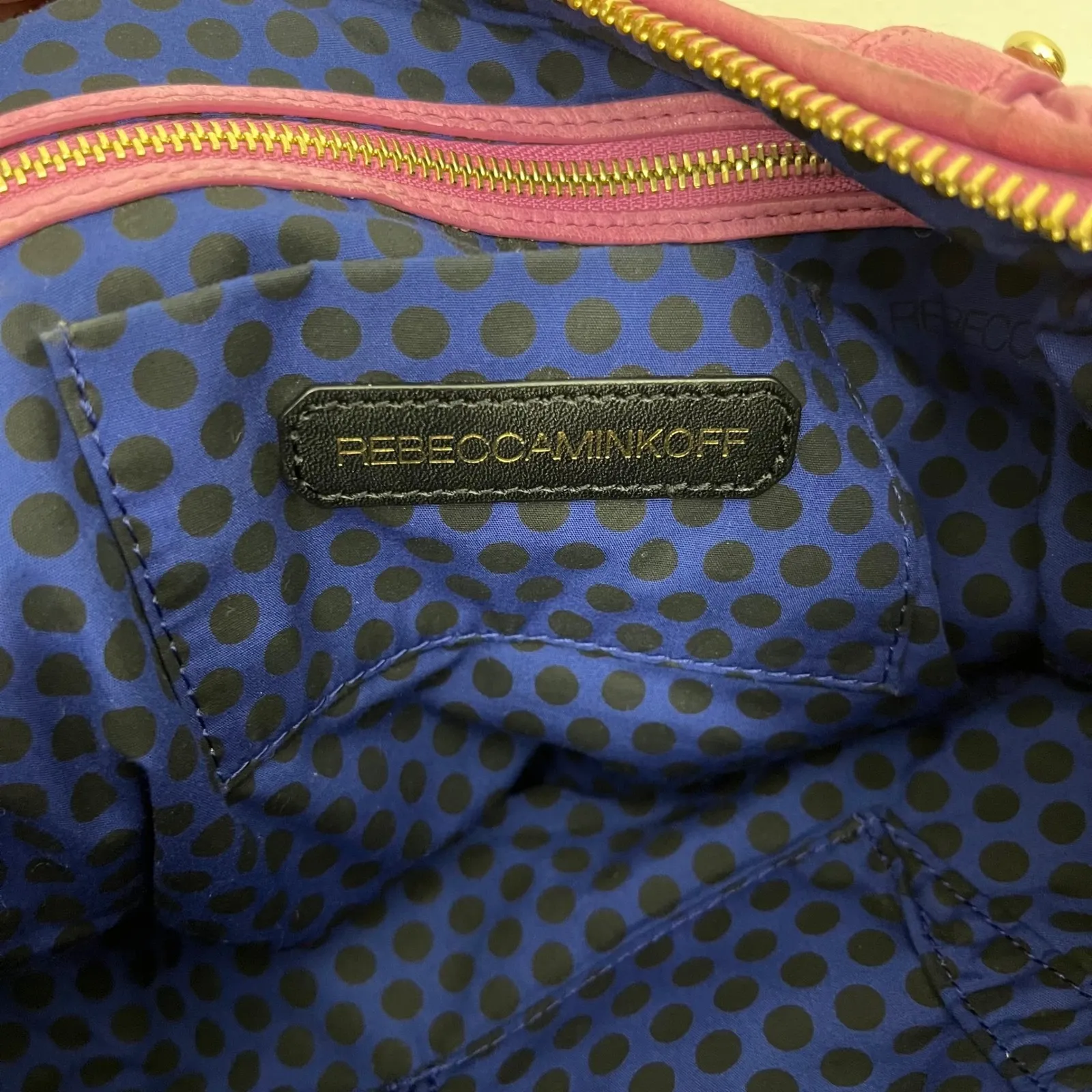 Rebecca Minkoff Cupid Y2K Satchel Double Handle Crossbody Bag Studded  Pink READ - Image 7