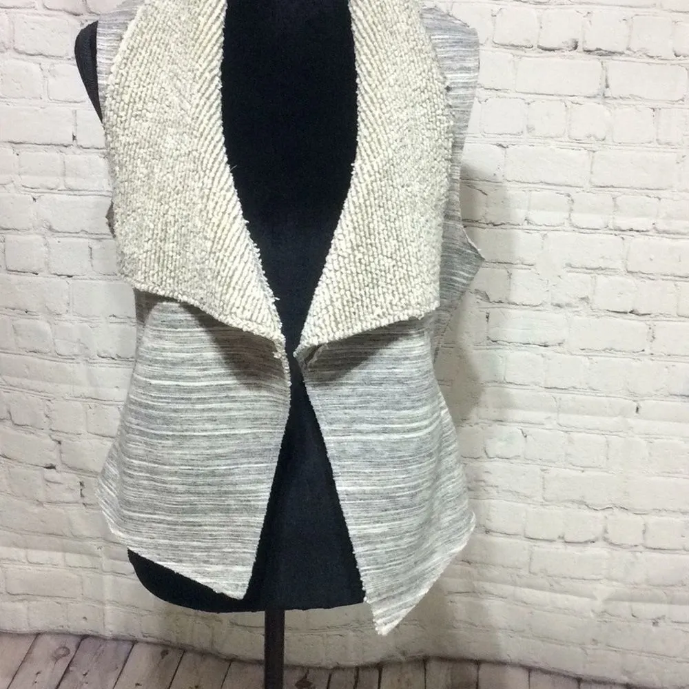 Faux Sherpa Cardigan Front Vest Small - Image 9