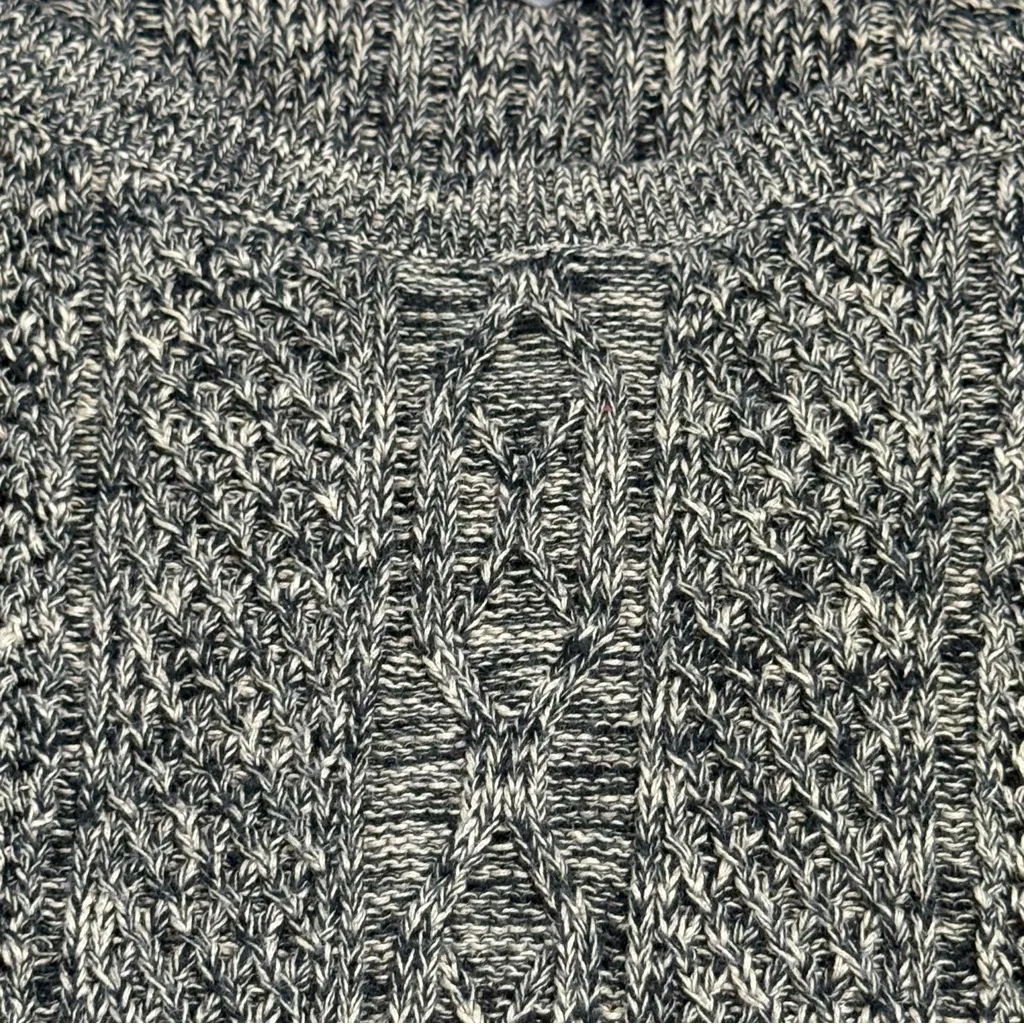 Rubbish Rubish Cable Knit Sweater Gray Size Small Long Sleeve Pullover - Image 4