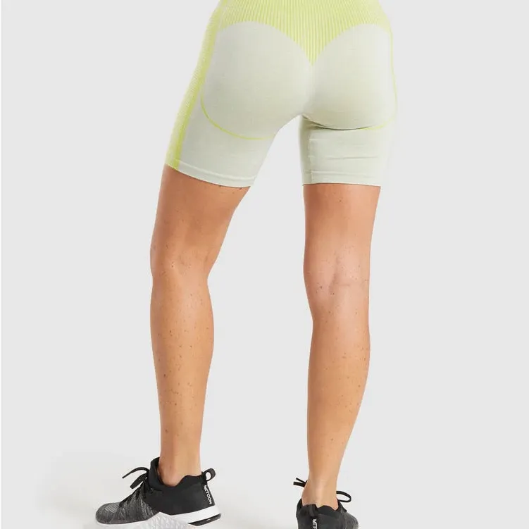 Gymshark Hyper Amplify Seamless High Waist Workout Shorts‎ Medium - Image 8