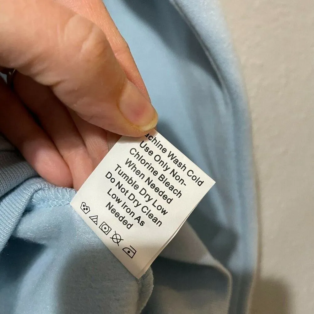 Collection Etc Christmas Blue Pre Shrunk Bird Embroidered Pullover Sweatshirt XL - Image 6