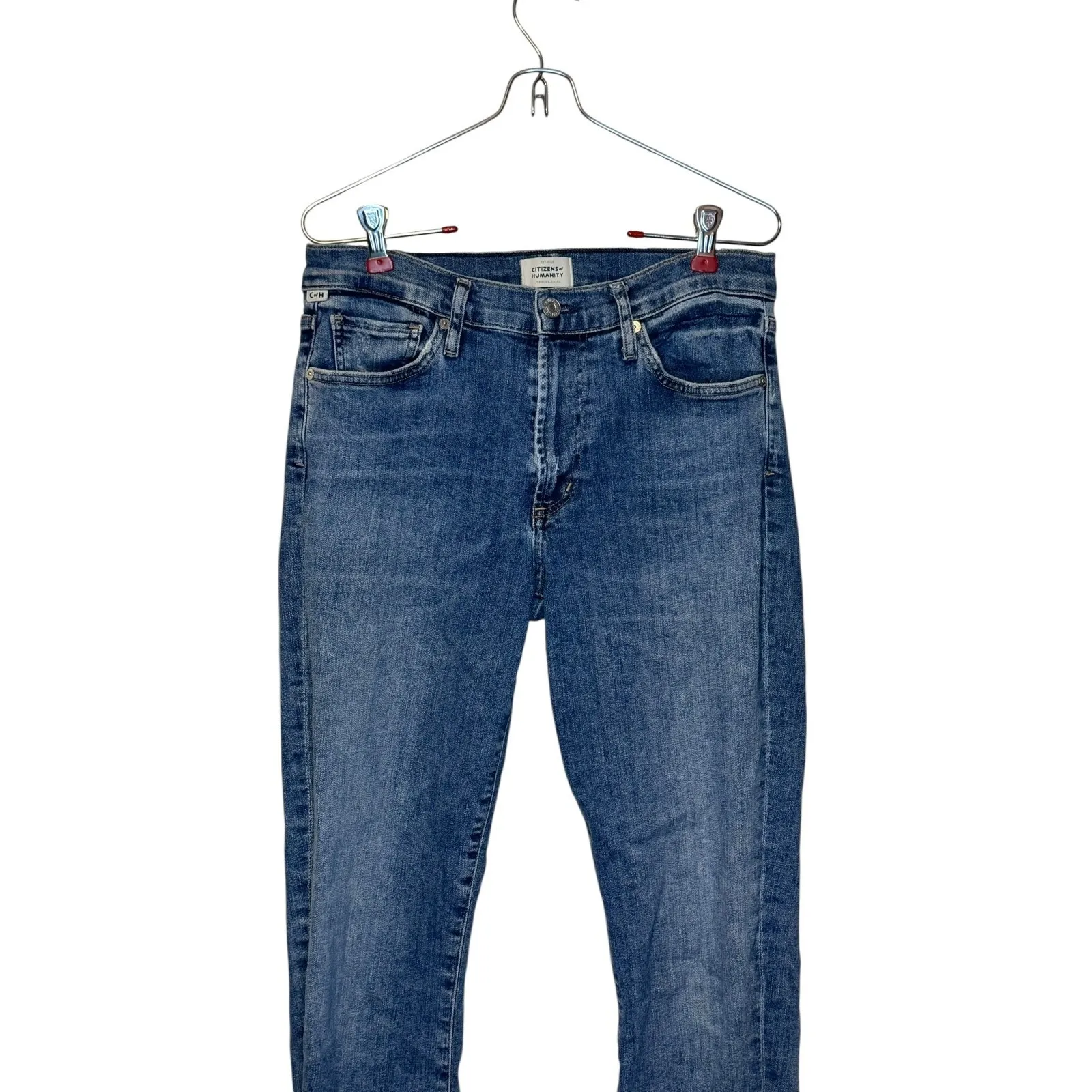 Citizens of Humanity Women's Jeans Skyla Skinny Pockets Mid-Rise Denim Blue 28 - Image 9