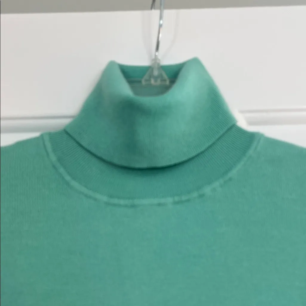 Talbots Mint Green Turtleneck Sweater - Image 2