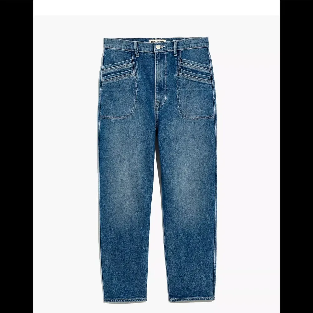 Rivet & Thread High-Rise‎ Relaxed Straight Jeans in Paladino Wash - Image 2