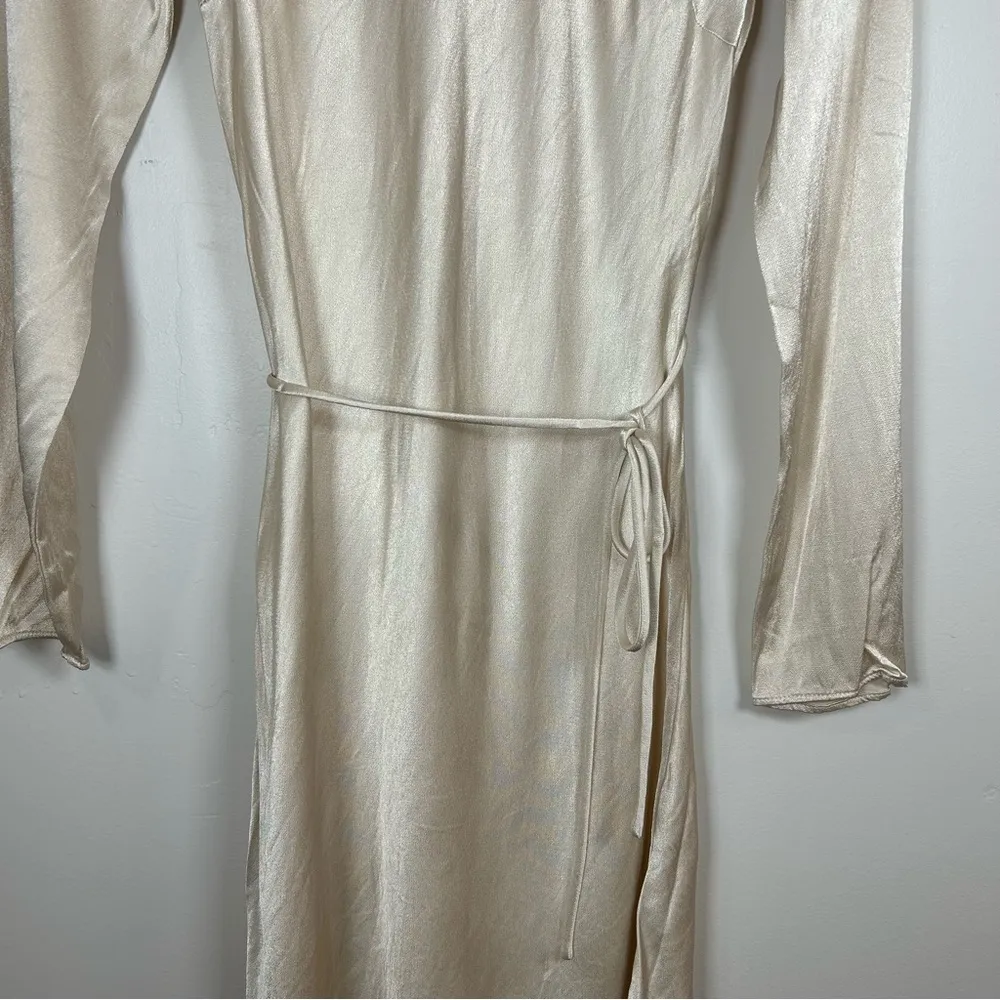 Pearl Charli Satin Slip Dress Sz 4 - Image 4