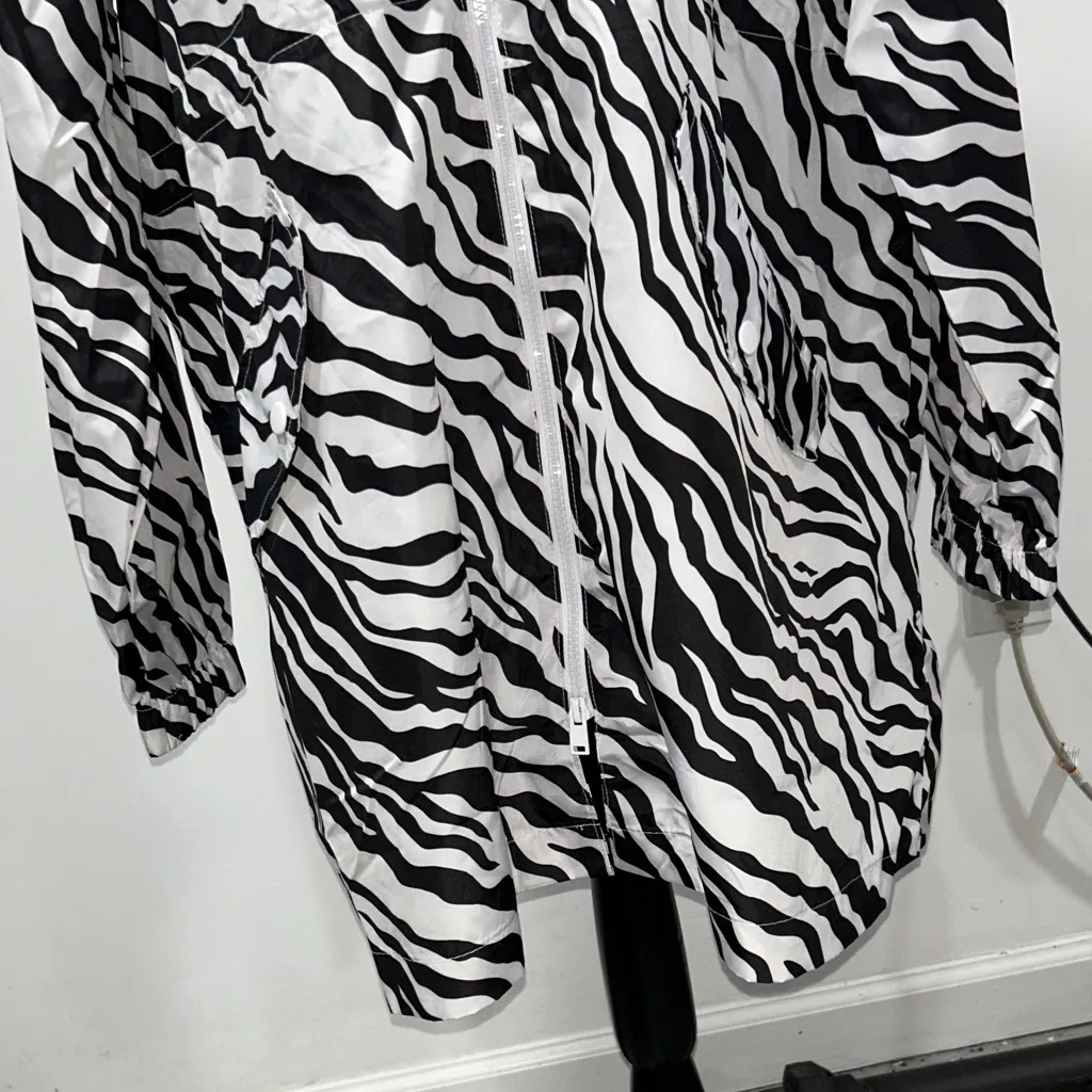 Brave Soul Black and White Zebra Print Utility Jacket. (1103) - Image 5