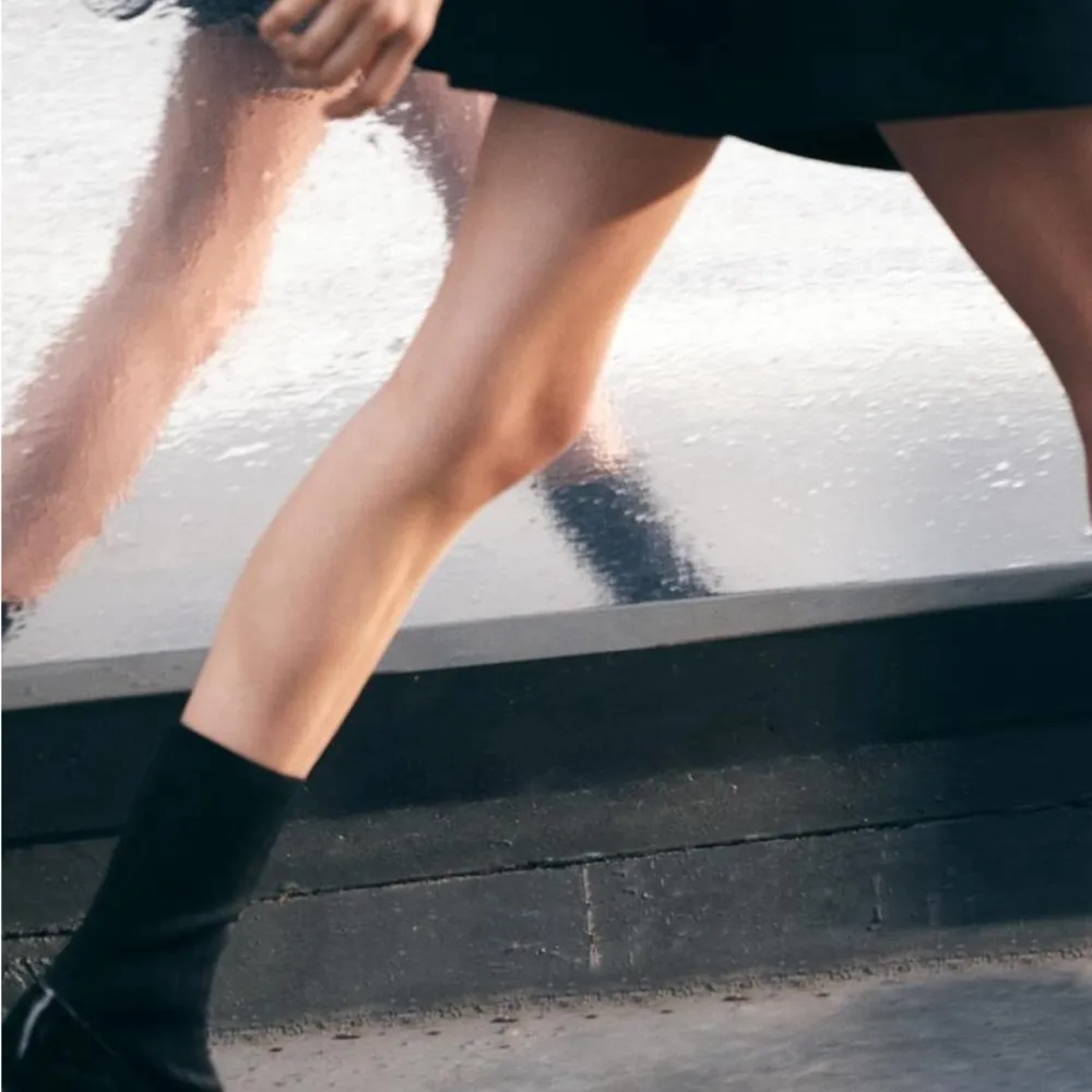 Black ankle Sock heels Boots - Image 6