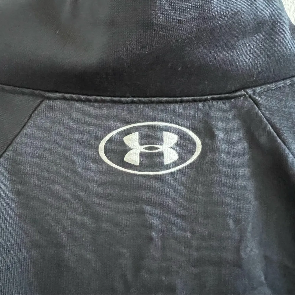 Under Armour Women’s UA Tech Quarter Zip Sweatshirt Top Black Heatgear Loose S - Image 7