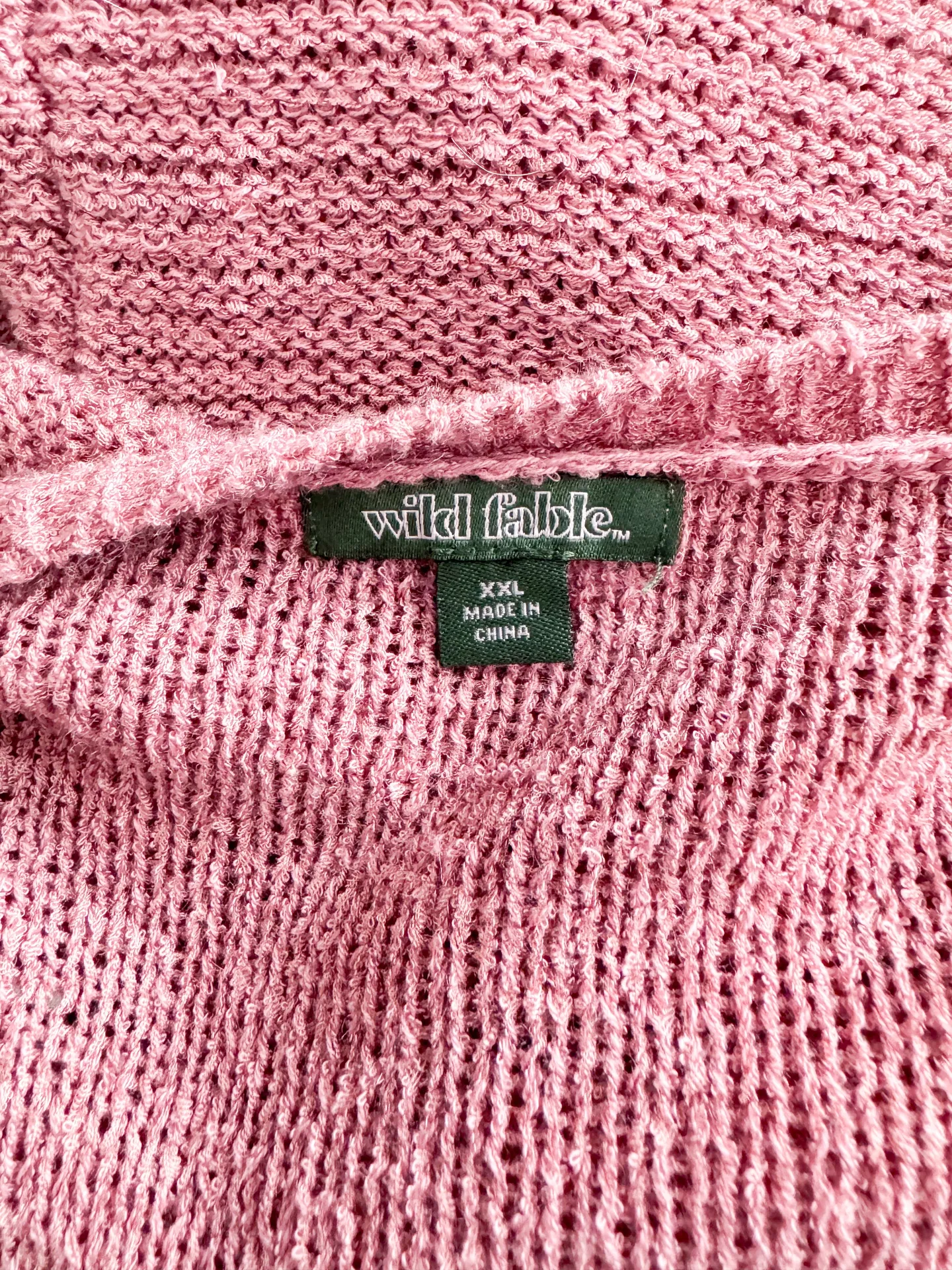 Knit Cardigan Pink - Image 5