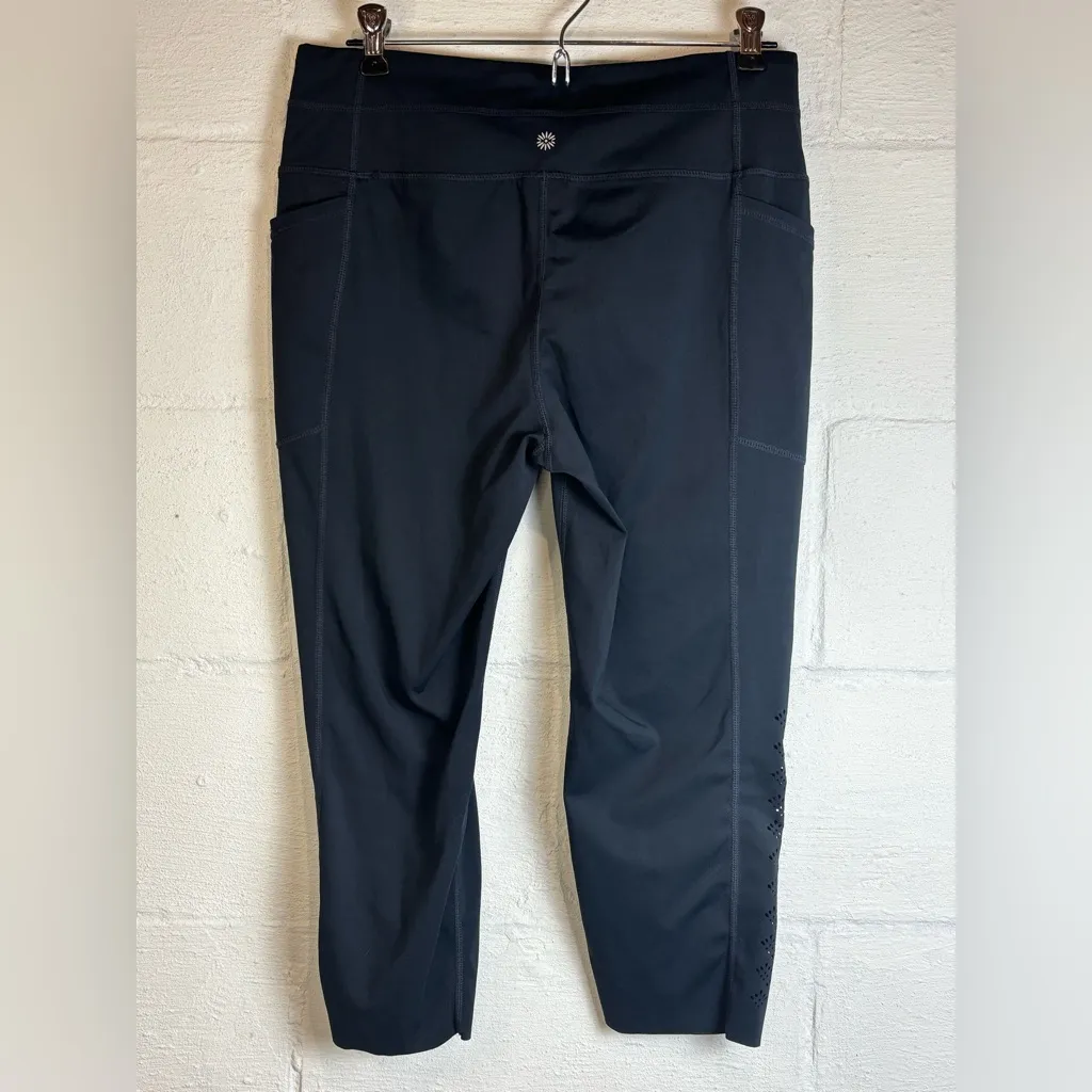 Tangerine Woman’s Casual Athletic Workout Yoga Capri Running Leggings Size Large - Image 5