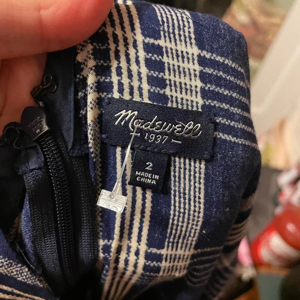 MADEWELL MOTT TIE WAIST PLAID JUMPSUIT - Image 5