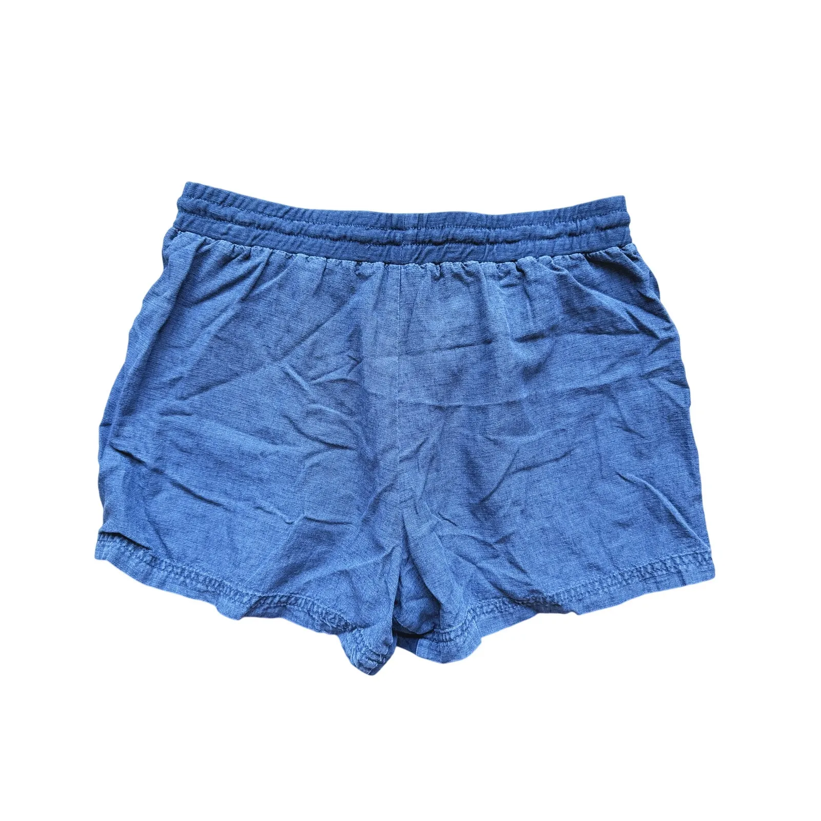 Splendid Coastal Linen Casual Shorts Blue XS Boho Lounge Flowy Lounge Americana - Image 3