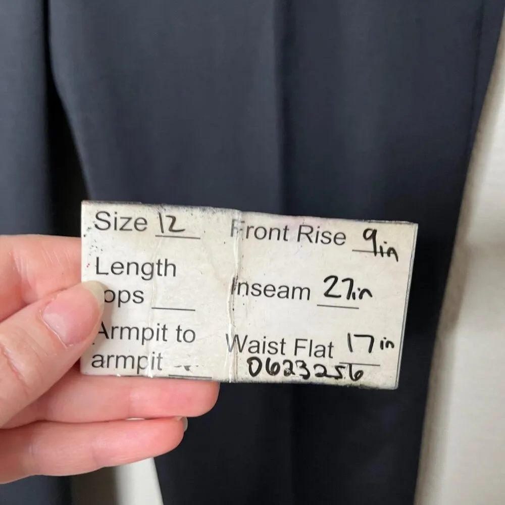 Brook Taverner Womens Astoria Black Ankle Trousers Dress Pants Size 12 - Image 13