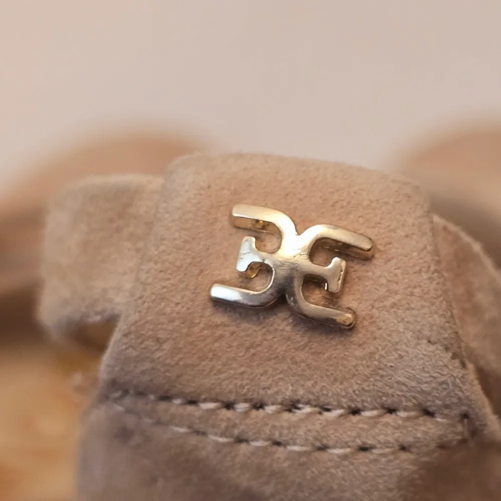 {10} Sam Edelman Yancy Block Heel Ankle Strap Sandal in Golden Caramel Suede - Image 8