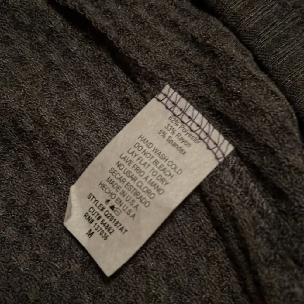 Paper crane large grey open cardigan M - Image 5