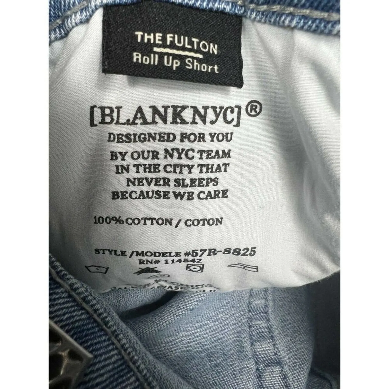 BlankNYC The Fulton Denim Roll up Mid Rise‎ Cut - Image 8