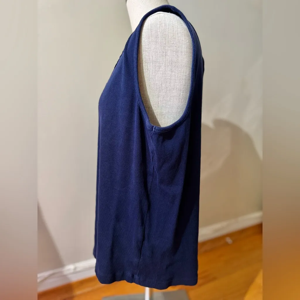 Lauren Ralph Lauren Women's Ribbed Lace Knit Tank Top Purple Blue Size 3X Bundle - Image 8