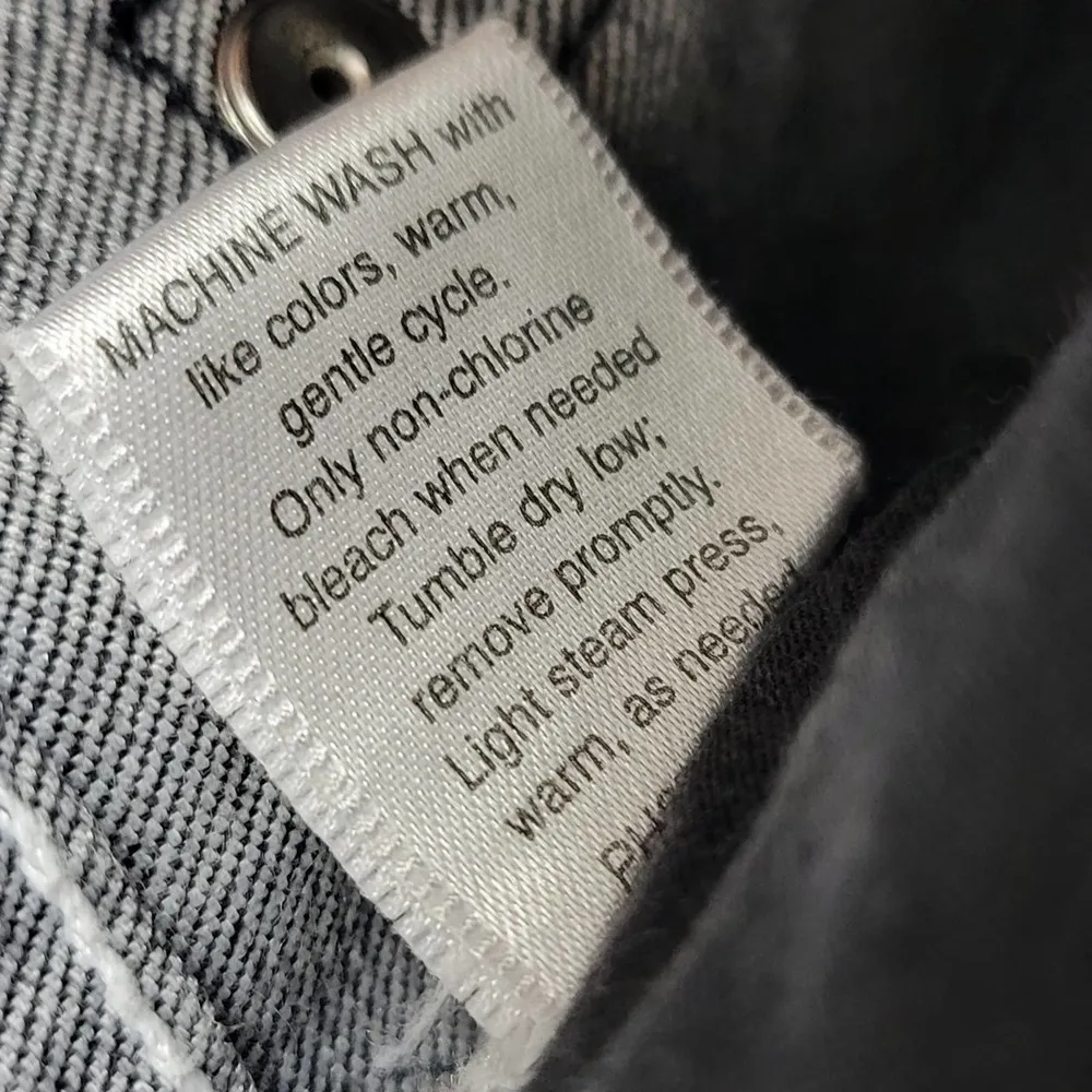 Pendleton  Womens Jeans Size 4P Black Denim Bootcut Mid Rise Pleated Front - Image 6