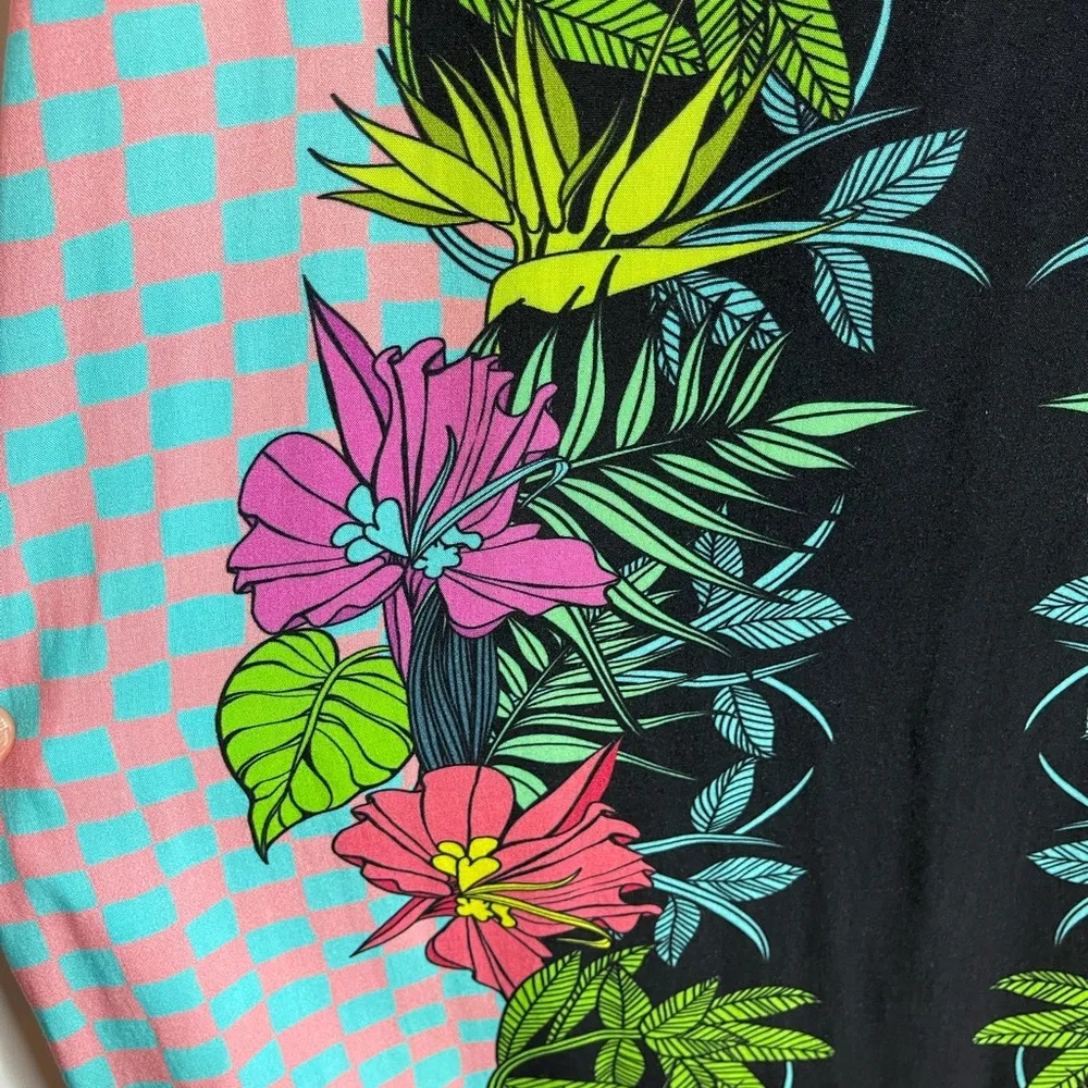 Mara Hoffman Button Front Floral Dress Size Small - Image 4