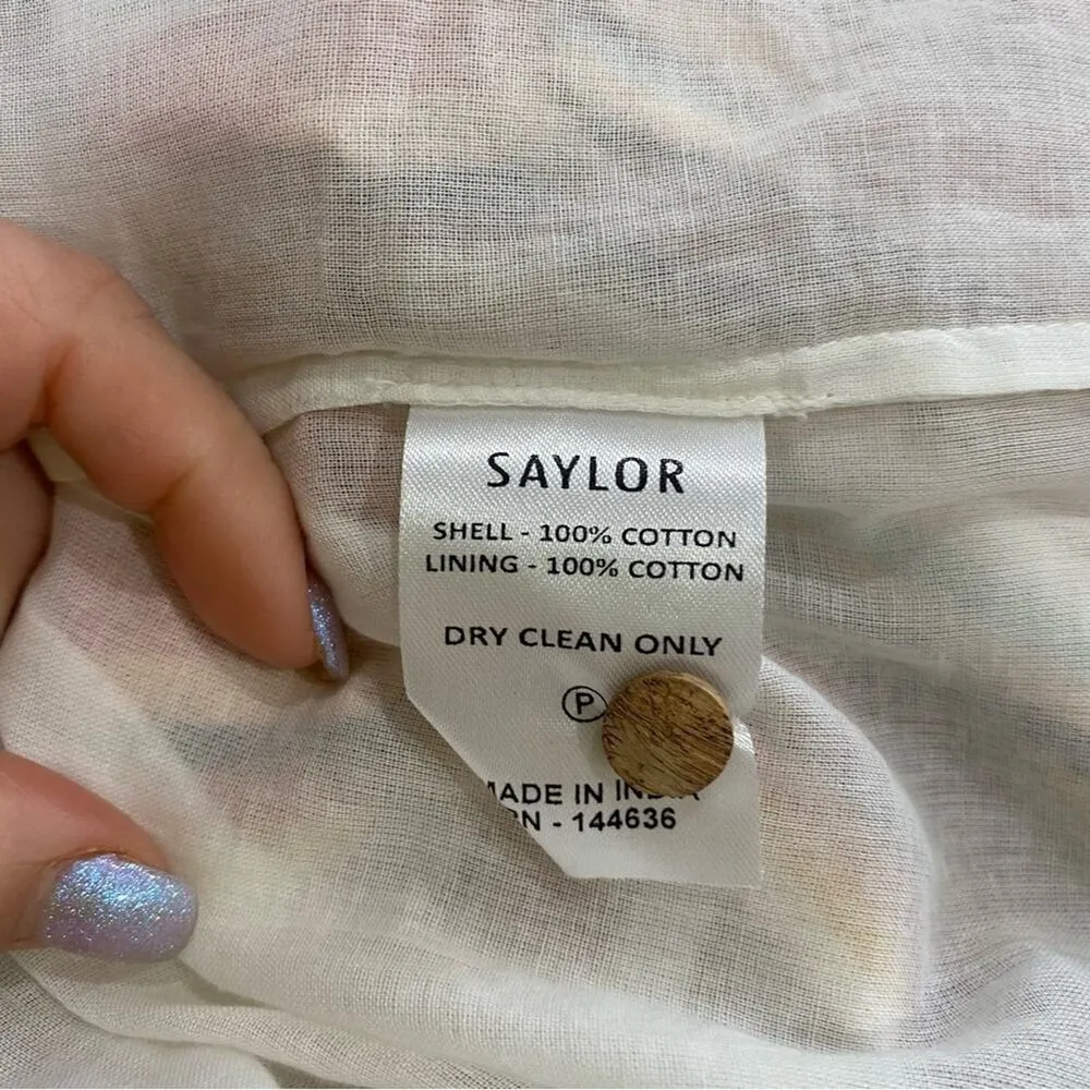 Saylor Revolve | Tulsi Stripe Mini 100% Cotton Dress Size Small - Image 7