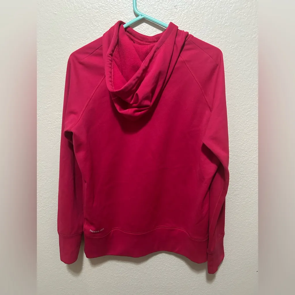 Nike Magenta Hoodie Sweatshirt • Size Large • Athleisure / Sporty Classic - Image 2