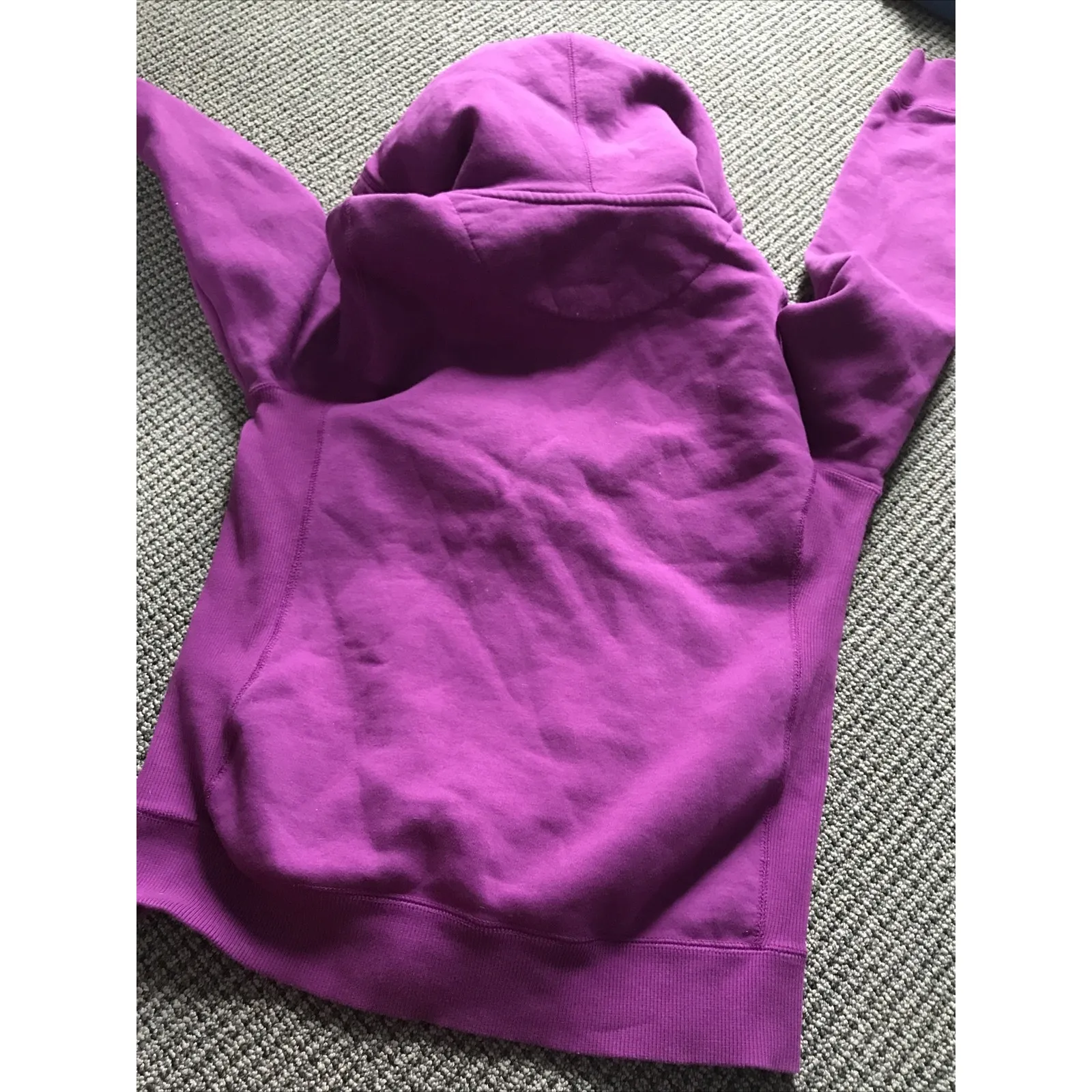 Nike The Athletic Dept Purple Full-Zip Hoodie Medium - Image 5