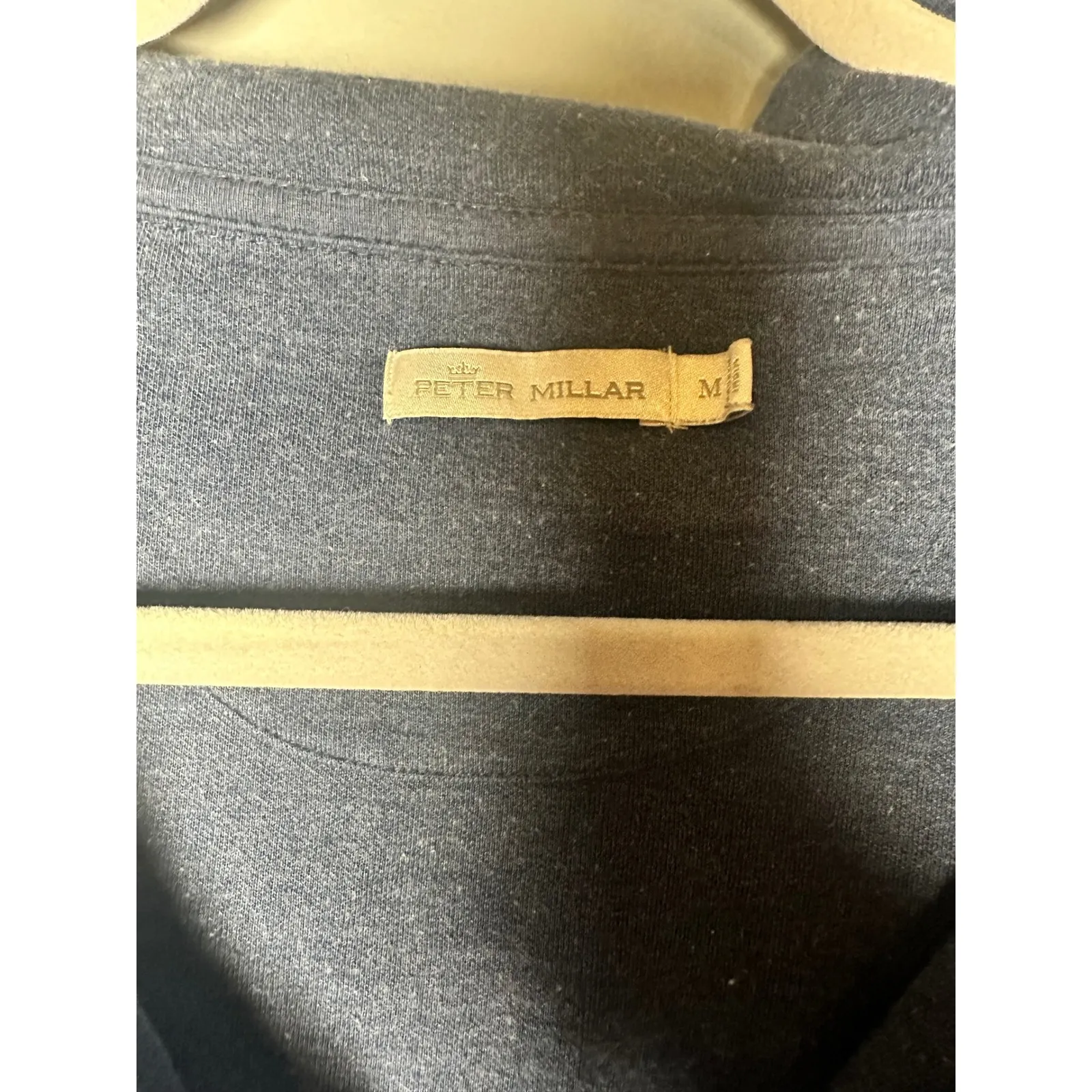 Peter Millar Womens Pullover Hoodie Blue 1/2 Zip Long Sleeve Golf‎ Cup M - Image 4