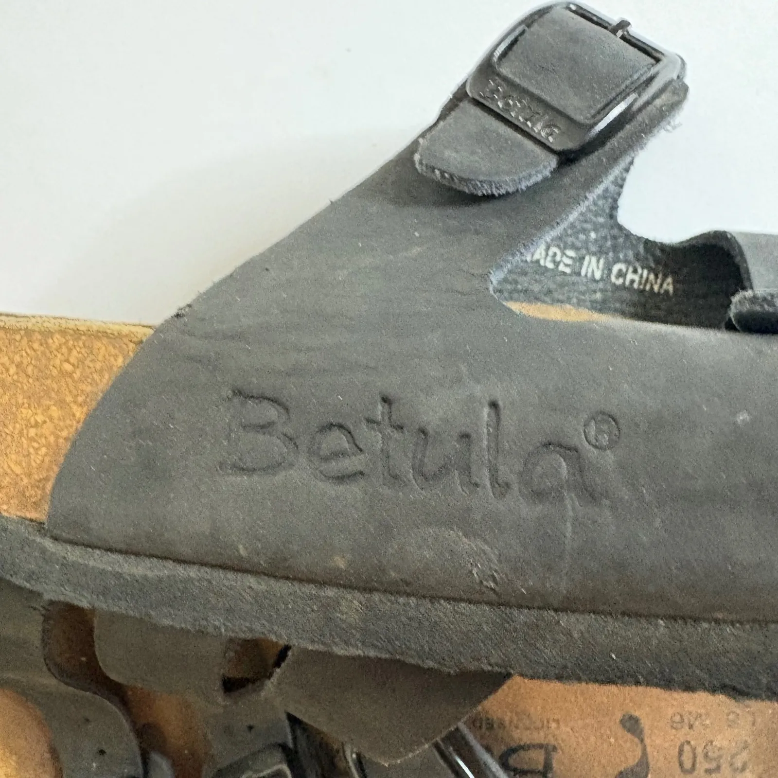 Birkenstocks‎ Betula Black Leather Triple Strap Sandals Women's Size 39 5.5 - Image 7