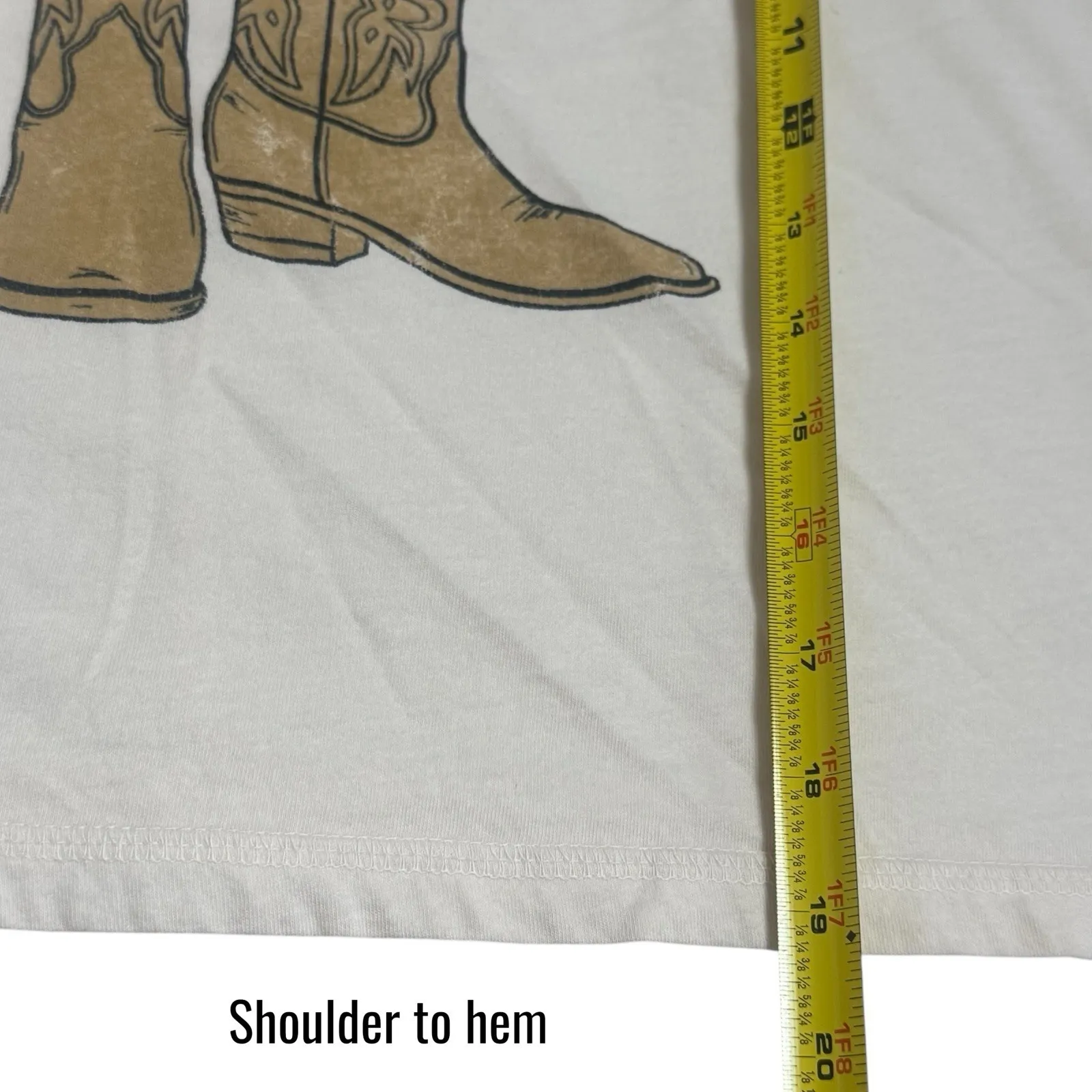 People of Leisure 100% Organic Cotton Not My First Rodeo Crop Top Cowgirl M Size M - Image 9