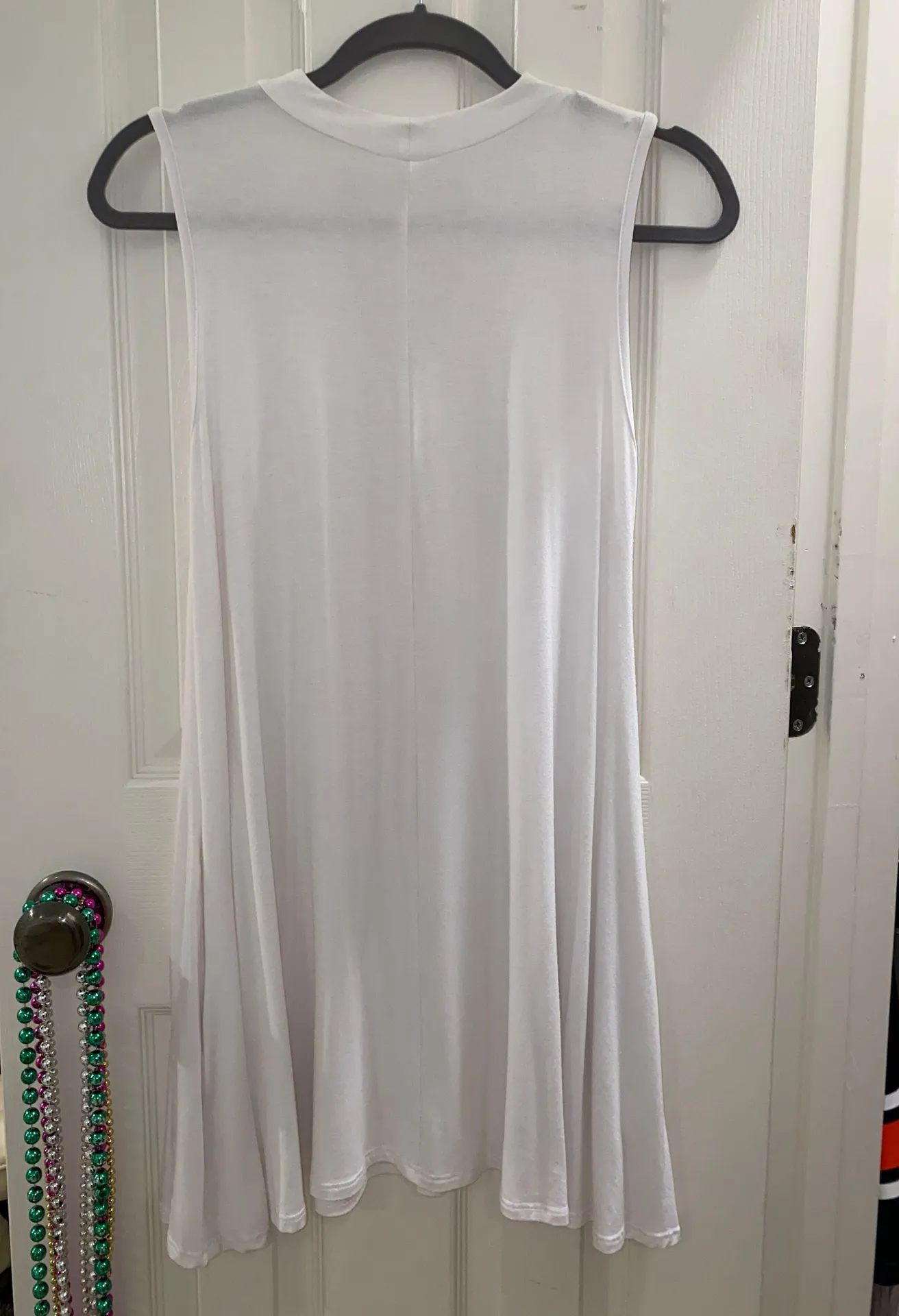 White  Like Dress with Pockets - Image 3