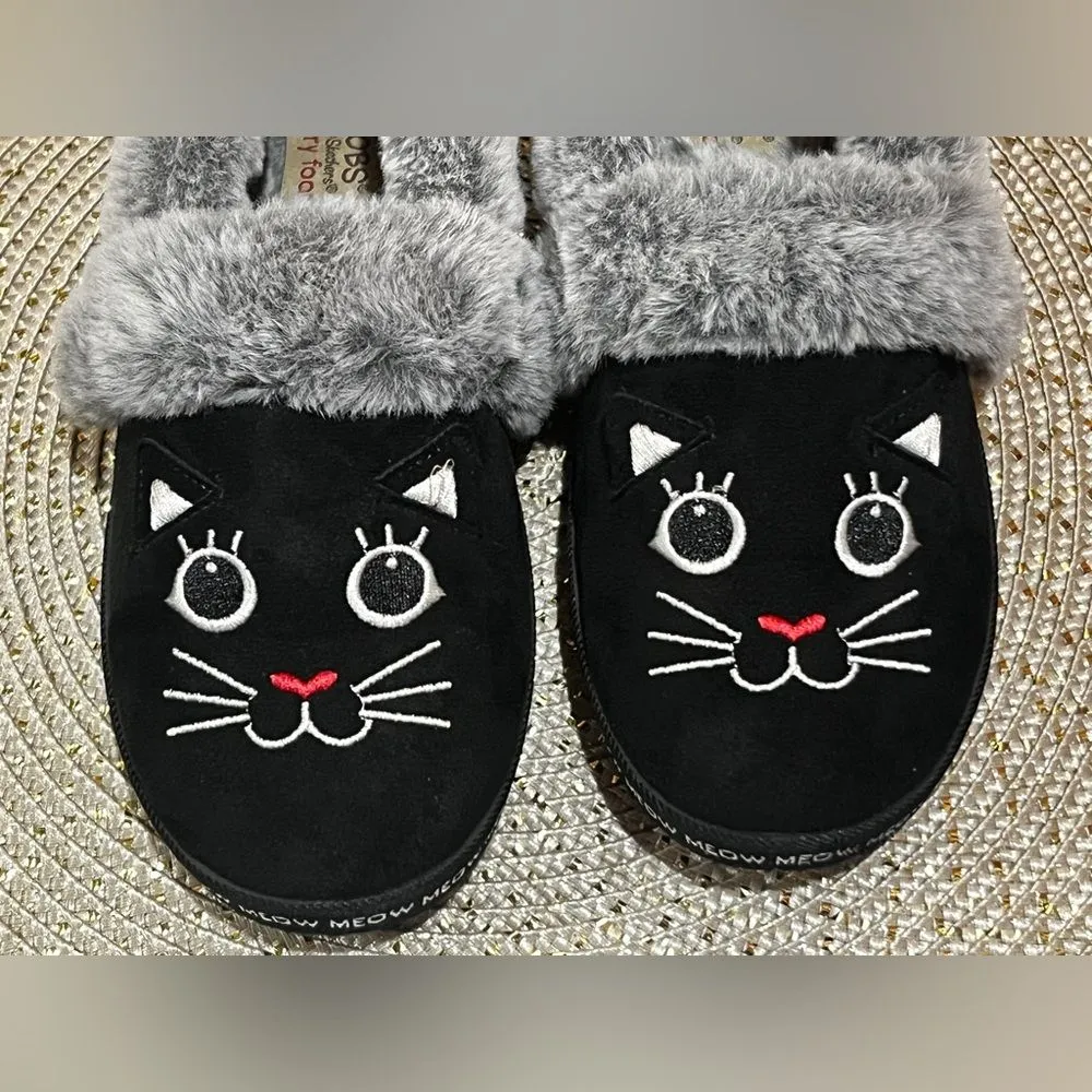 Skechers Bobs Cozy Kiss Meow Pjs Womens Memory Foam Slip - Image 4