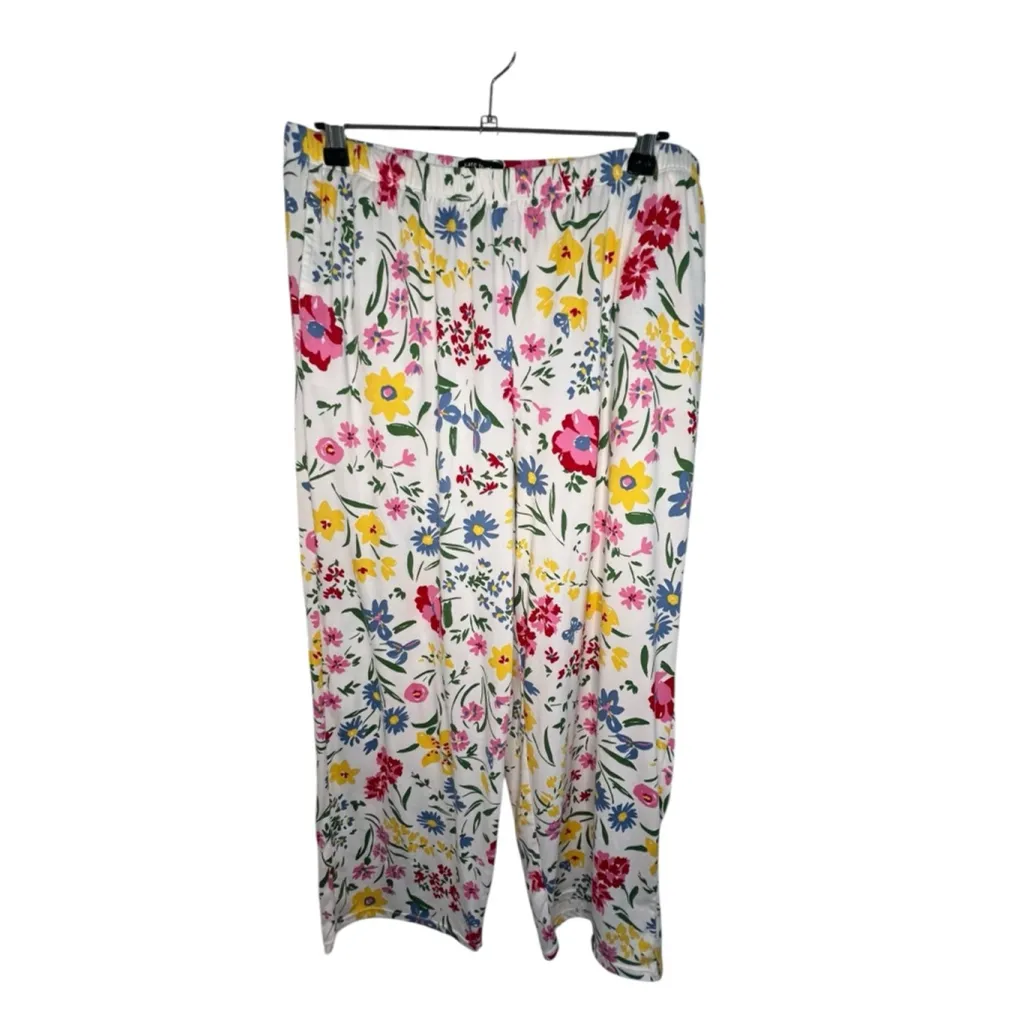 Kate Spade Floral Pattern Two Piece Long Sleeve Button Up Pajama Set - Image 5