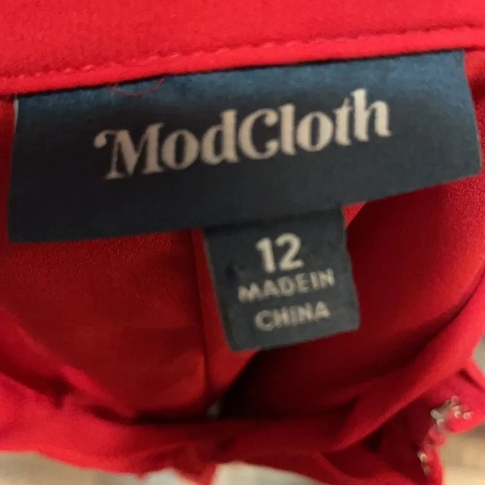 ModCloth Purely Pretty Red pleated miniskirt with bow - Image 6