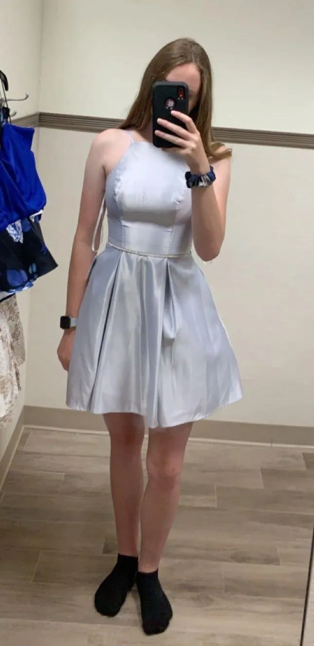 pale blue homecoming dress Size 6 - Image 2