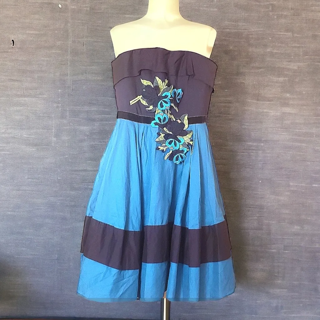 Betsey Johnson dress w petticoat ( unworn) vintage 80’s 90’s vintage Blue Size XS - Image 13