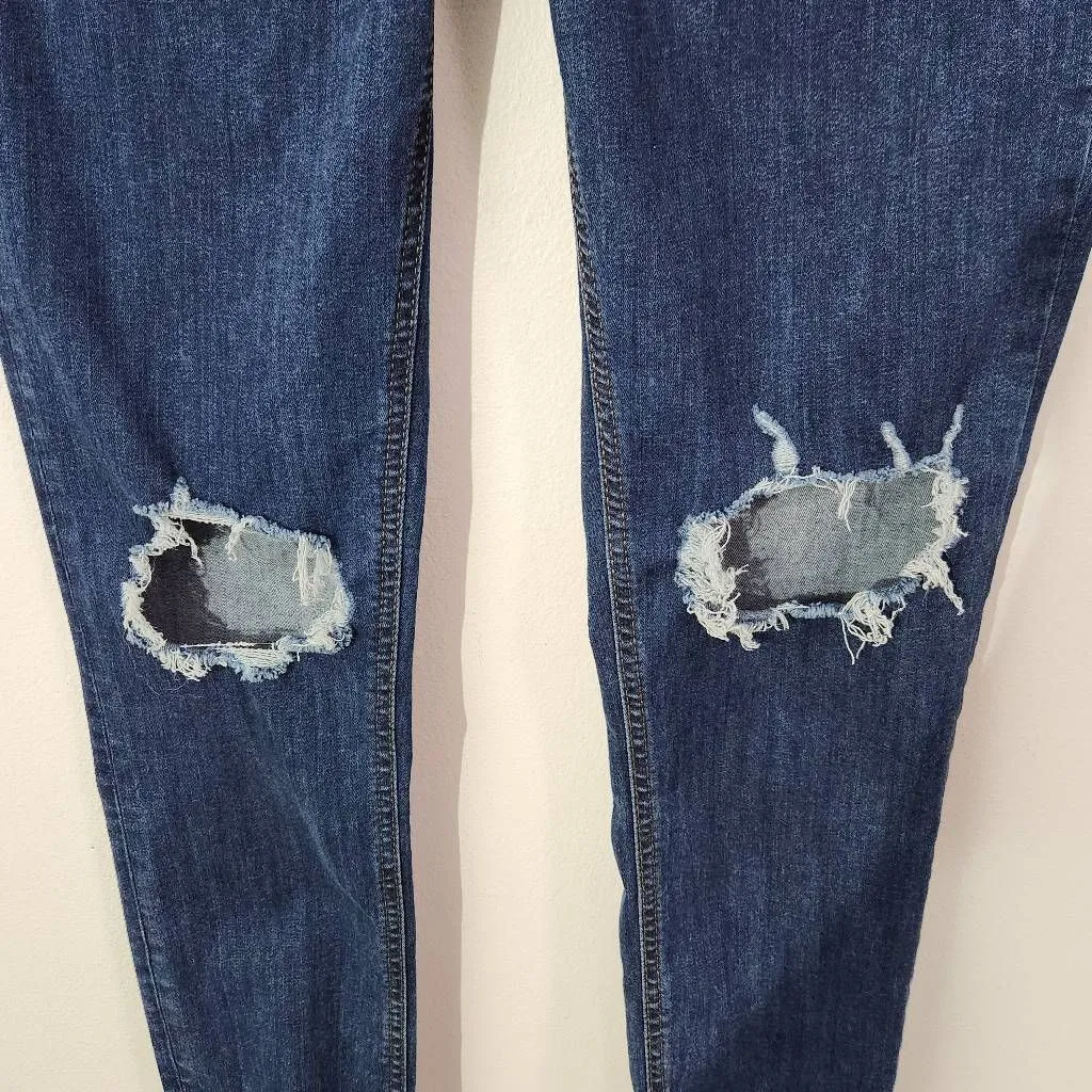 Free People Distressed Skinny Jeans Size 29 Free People High Rise Jeans - Image 3
