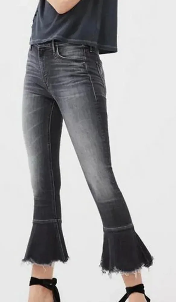 Mother Black The Cha Cha Chew Leave The Light On Jeans Size 25 - Image 1