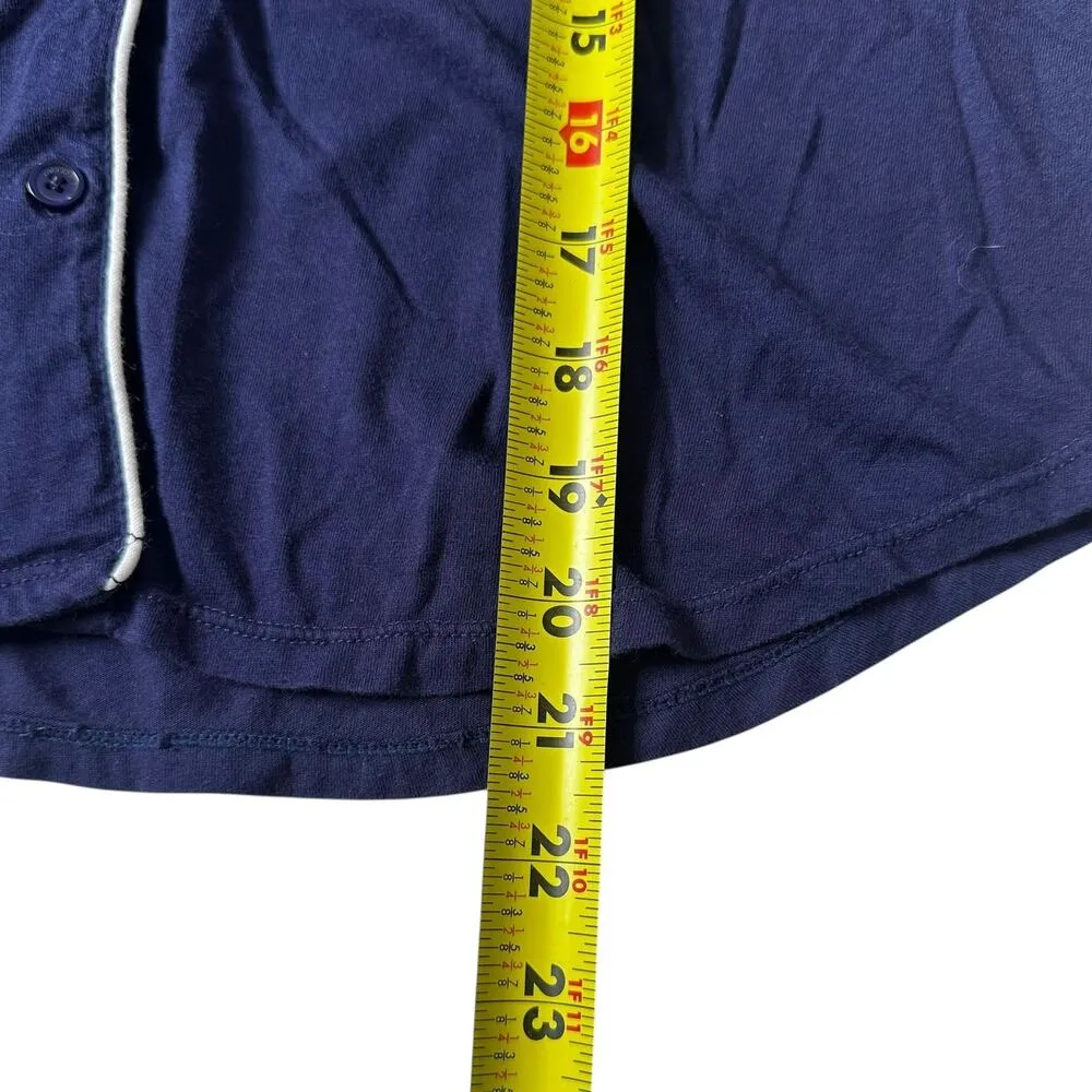 Kate Spade Navy Blue In Your Dreams Pajama Top Women Sleepwear Size Small 75-15 - Image 5