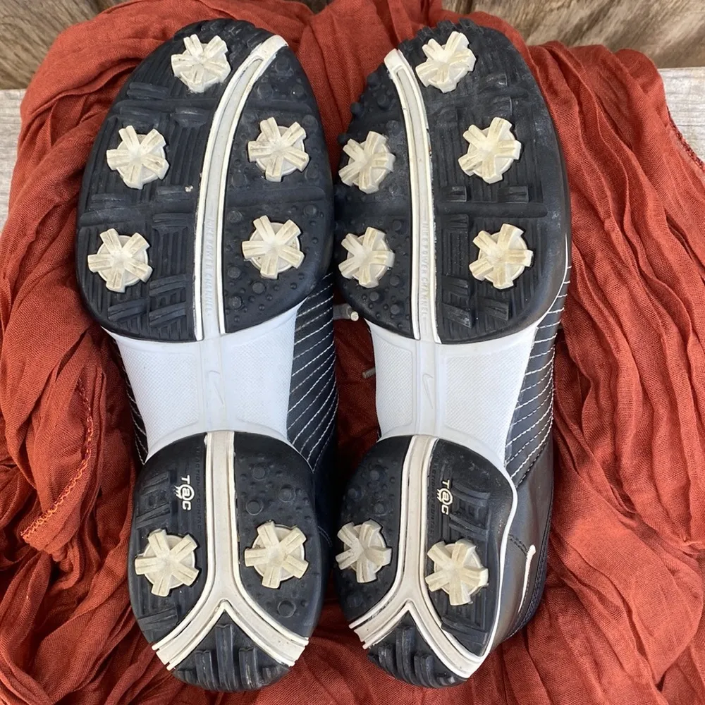 Nike Golf Women's Black Leather Upper Shoes Size 7 - Image 7