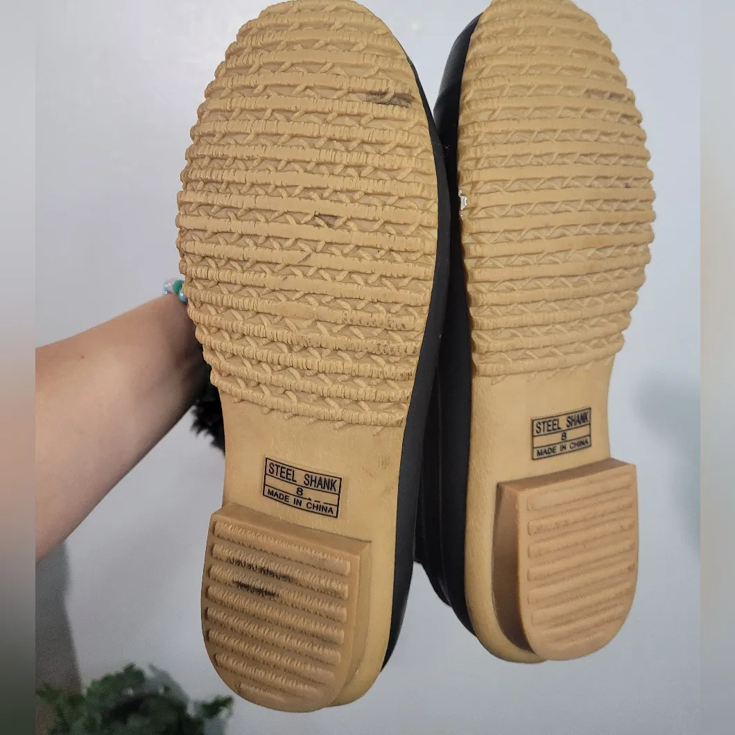 Khombu Winter Boots Size 8 Women’s Black Faux Fur Lined Footwear. - Image 9